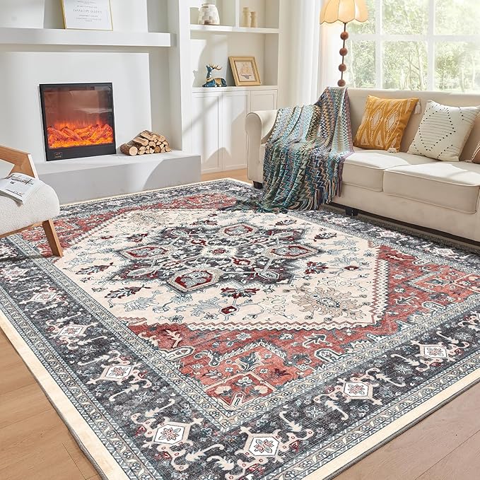 OPPODREAM Soft 6x9 Area Rugs, Washable Rug 6x9 by OPPODREAM