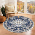 OPPODREAM Soft Round Rug 4ft, Washable Circle Rug 4ft by OPPODREAM