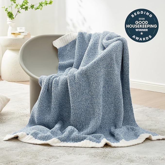 Snuggle Sac Blue Throw Blankets - Image 2