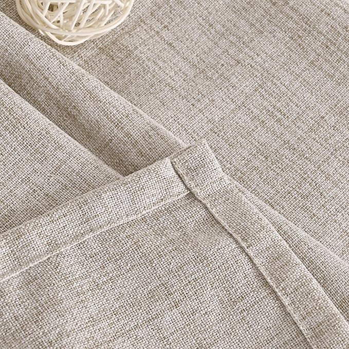 YoungsTex Natural Linen Curtains 42X72 Inch Long - Image 8