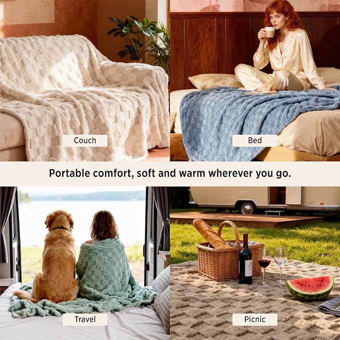 Bedsure GentleSoft King Size Spring Blanket - Image 4