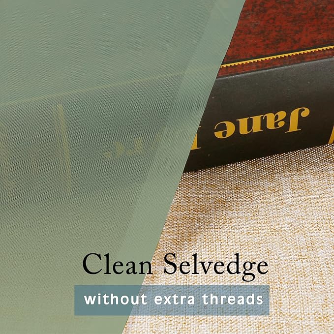 OWENIE Sheer Curtains, Sage Green Sheer Curtains 84 inch Length 2 Panels Set - Image 8