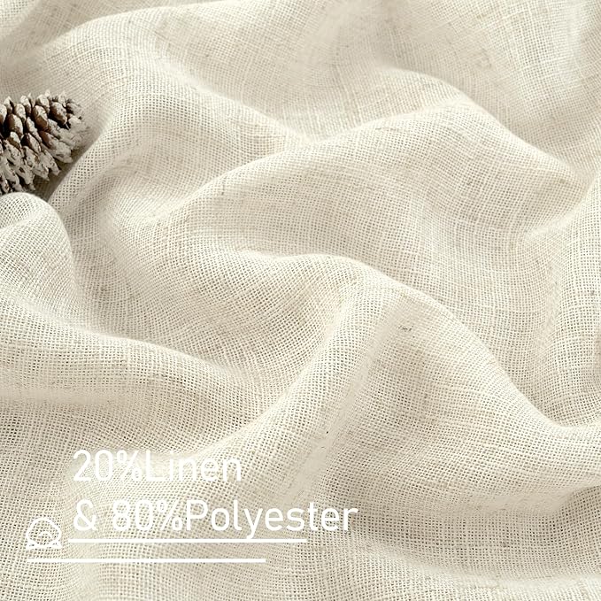 LAMIT Natural Linen Blended Curtains - Image 3