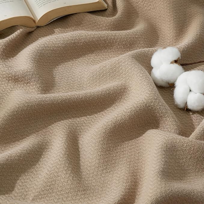 Bedsure GentleSoft 100% Cotton Blanket Queen Size by Unknown