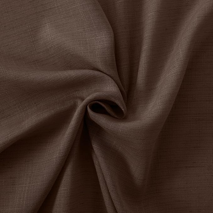 BGment Linen Curtains 40 Inch Length - Image 9