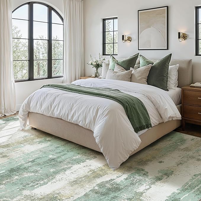 BEIMO Area Rugs 5x8 for Living Room Bedroom, Modern Abstract Machine Washable - Image 3
