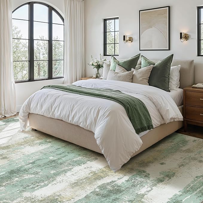 BEIMO Area Rugs 10x12 for Living Room Bedroom, Modern Abstract Machine Washable - Image 3