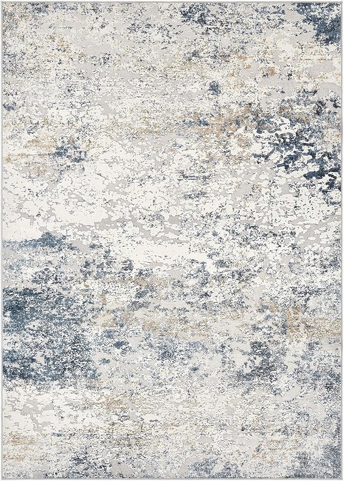 DMOYEST Area Rug Living Room Rugs 12x18 Extra Large Beige Blue Carpet | - Image 7