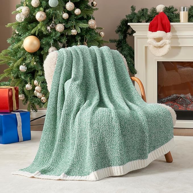 Snuggle Sac Green Throw Blanket, Ultra Soft Warm Blankets by SnuggleSac