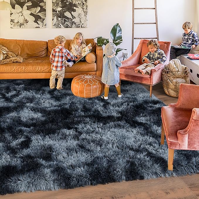 Rugs for Living Room 10x14, Soft Shaggy Modern Shag Area Rug for Bedroom - Image 3