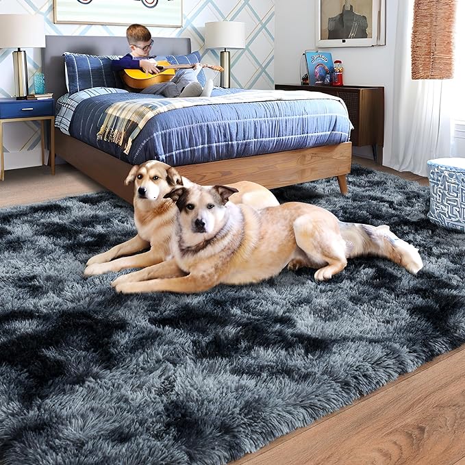 Rugs for Living Room 10x14, Soft Shaggy Modern Shag Area Rug for Bedroom - Image 2