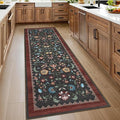 GarveeHome Floral Rug 2.5x8 Runners by GarveeHome
