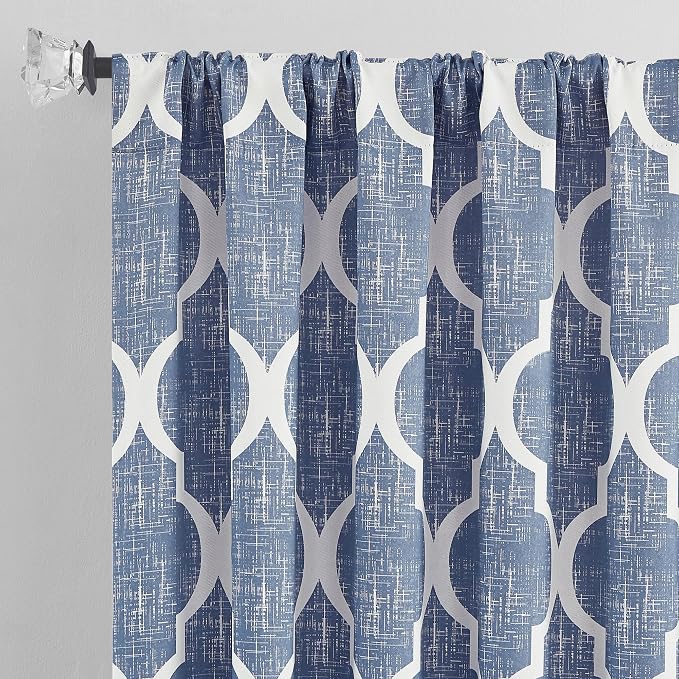 Beauoop 100% Blackout Curtains 63 Inches Long 2 Panels - Image 2