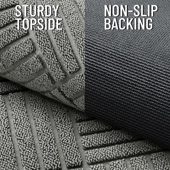 OLANLY Front Door Mat Outside Entrance 33x21, Waterproof Heavy-Duty Doormat | - Image 4
