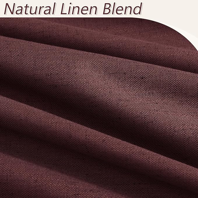 Guken 100% Blackout Curtains 90 Inch Length 2 Panels Set - Image 3