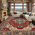 RELEANY Washable Area Rug, Large 9'x12', Water Repellent, Pet Friendly by RELEANY
