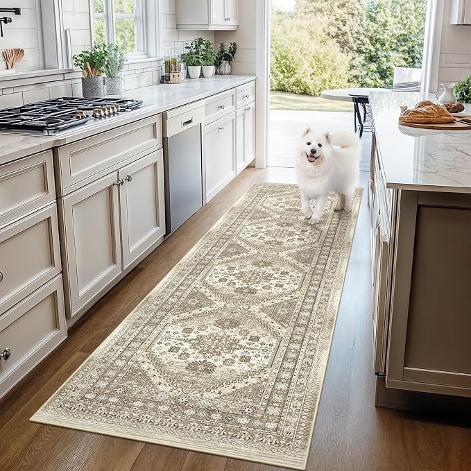 Runners for Hallway 12ft, Non-Slip Long Bathroom Rugs, Living Room, Soft - Image 9