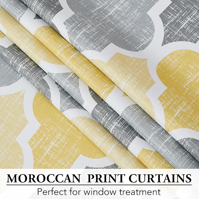 Beauoop 100% Blackout Curtains 72 Inches Long 2 Panels - Image 5