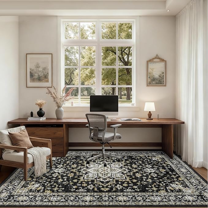 9x12 Area Rugs Living Room: Washable Rug - Image 6