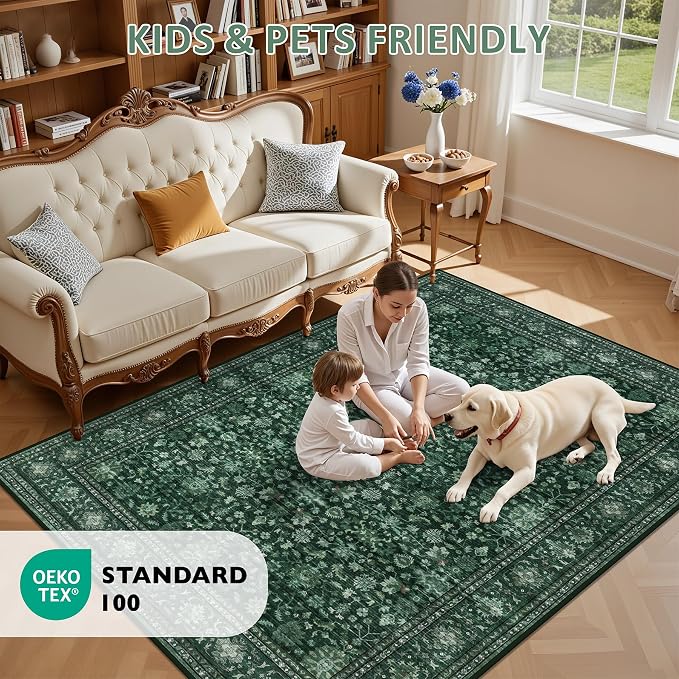 2x3 Area Rugs Living Room: Washable Rug - Image 8