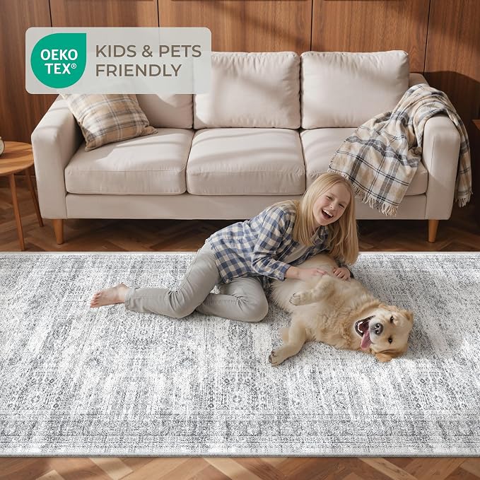 3x10 Runner Rug Non Slip, Washable Hallway Runner Rug, Laundry Room, Soft - Image 9