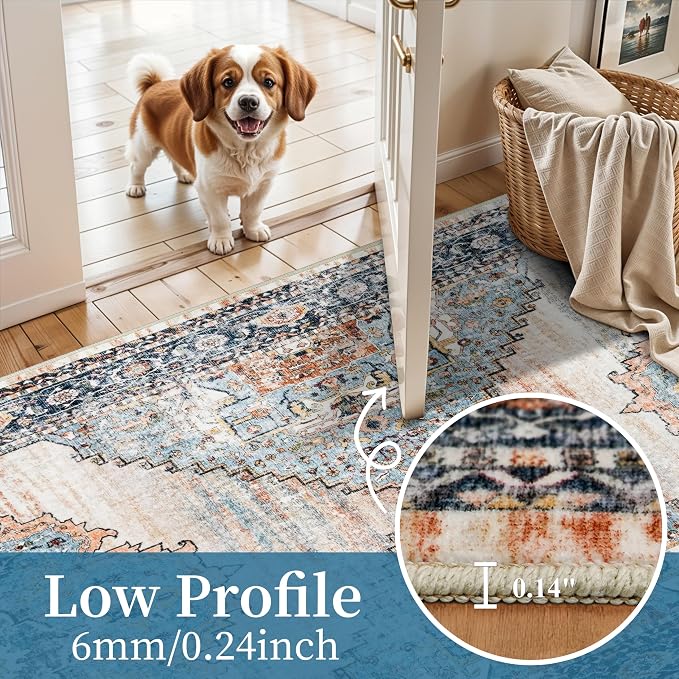 TOPRUUG 2x4 Entryway Runner Rug - Image 8