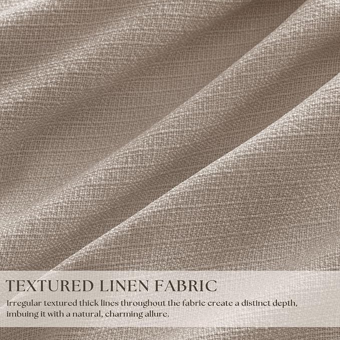 60 Inch Extra Wide 100% Blackout 102 Inch Curtains 1 Panel, Burlywood Birch | - Image 3