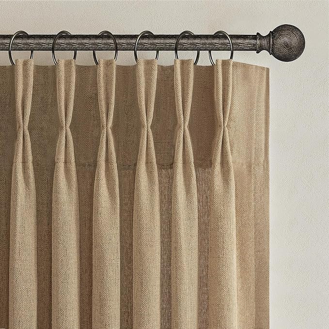 Extra Long Rust Brown Semi Sheer Living Room High Ceiling Curtains 108 Inch 2 - Image 7