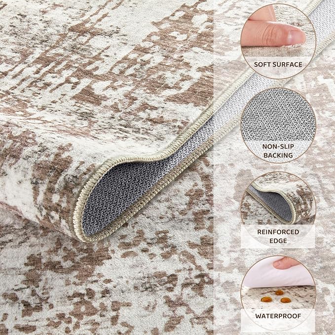 UERMEI 7x9 Area Rug Living Room Rugs - Image 8