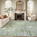Area Rug 10x12 Vintage Washable Living Room Large Carpet Non Slip Bedroom by Soalmost