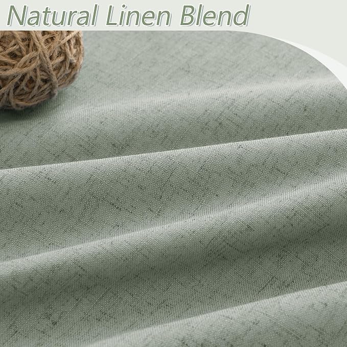 100% Blackout Curtains 120 Inch Length 2 Panels Set - Image 3