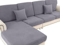 LA MEACK Couch Cushion Covers Seat Cushion Cover Stretch Couch Cover Separate by LA+MEACK