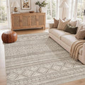 cotiled Boho 5x7 Area Rugs for Living Room: Soft Moroccan Washable Rug | Solve by COTILED