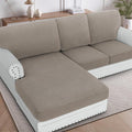 H.VERSAILTEX 2025 New Sectional Couch Covers 6 Pieces Stretch Sofa Covers by HVERSAILTEX
