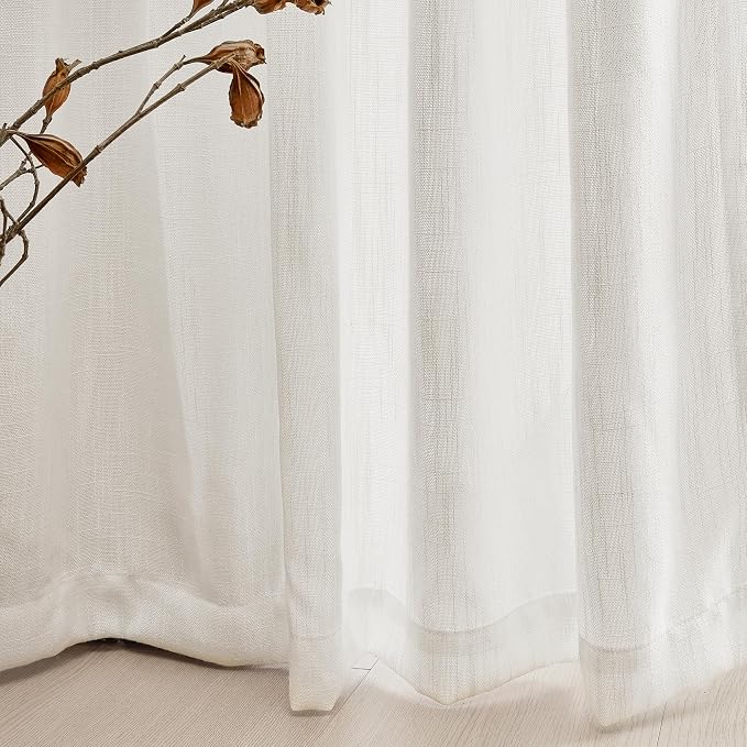 MYSKY HOME 90 Inch Curtains for Sliding Glass Door Windows, Living Room - Image 5