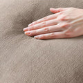 MIULEE Linen Fringe Decorative Fall Euro Throw Pillow Covers Dune 24x24 | Set - Image 2