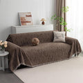 MYSKY HOME Couch Covers for 2 Cushion Couch Sofa, Chenille L Shape Sectional by MYSKYHOME