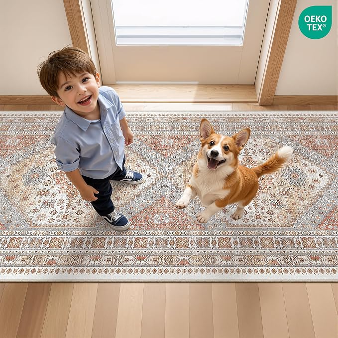 2x4 Washable Rug Runner for Bathroom, Entryway Rug, Hallway Runner for Bedroom - Image 9