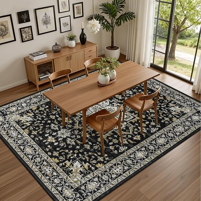 6x9 Area Rugs Living Room: Washable Rug - Image 5