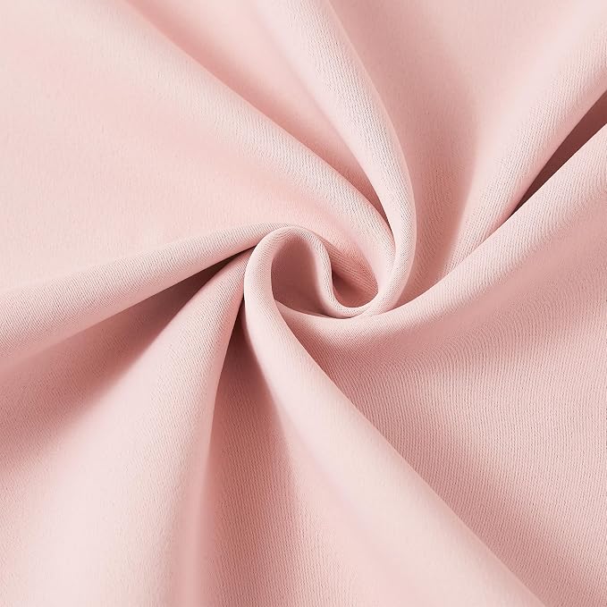 Baby Pink Room Darkening Curtains, Pinch Pleat - Image 7