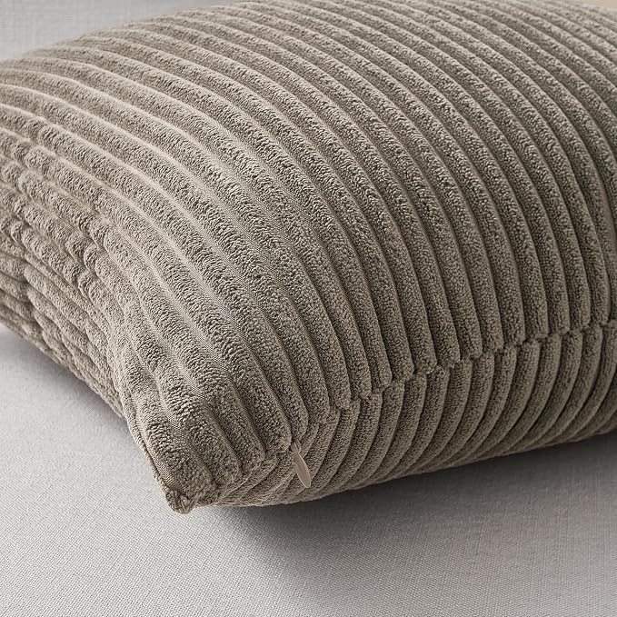 Topfinel 4 Packs Natural Decorative Throw Pillows Covers 26x26 Inch - Image 6
