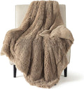 Bedsure GentleSoft Fluffy Light Chocolate Brown Throw Blanket, Soft Fuzzy by BEDSURE