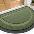 OLANLY Half Circle Front Door Mat Outside 59x34 All-Season Rubber Doormat | by OLANLY