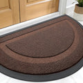 OLANLY Half Circle Front Door Mat Outside 71x23 All-Season Rubber Doormat | by OLANLY
