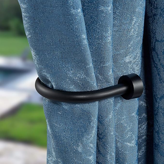 Drapery Holdback, Quality Metal Decorative Curtain Holdbacks - Image 2