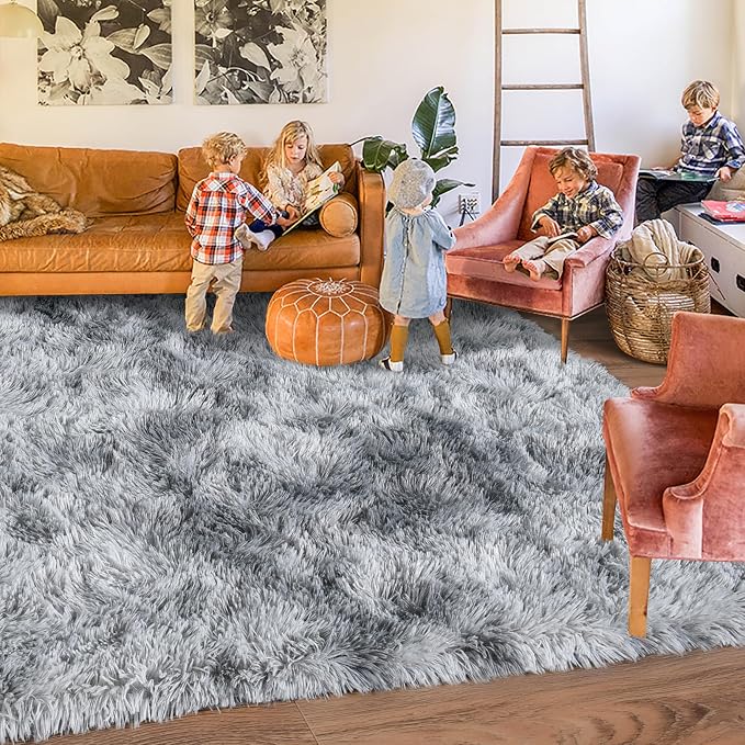 Rugs for Living Room 5x7, Soft Shaggy Modern Shag Area Rug for Bedroom - Image 6