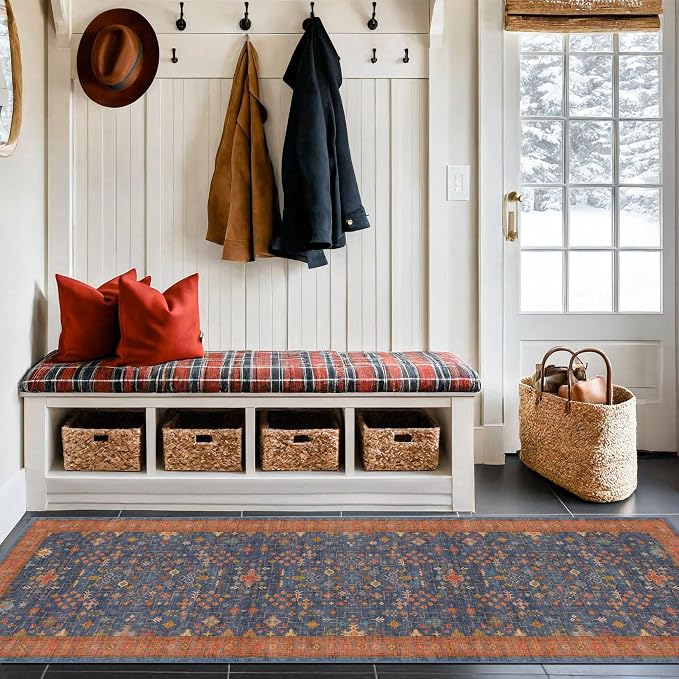 Washable 8 ft Long Runner for Kitchen Floor - Image 6
