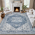 4x6 Area Rugs Living Room: Washable Vintage Rug by EXPEDIX
