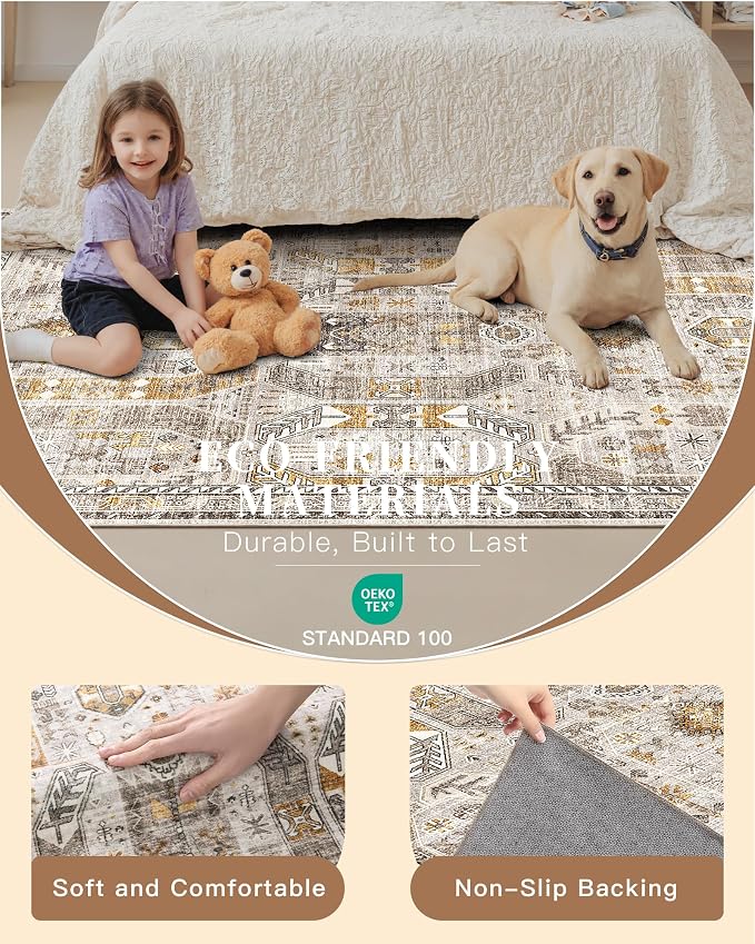 Madane Washable Runner Rug 3x6 Runners - Image 5