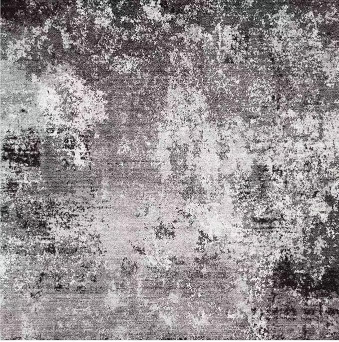 Square Rug 4x4 for Entryway Washable – Non-Slip Small Throw 4ft Area Rug for by BYYVOORugsforYourHome